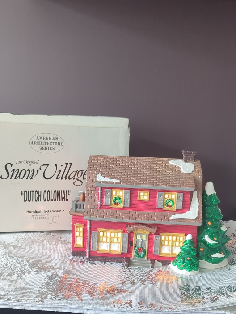 Dutch Colonial Dept 56 #54856 American Architecture Series Original Snow Village